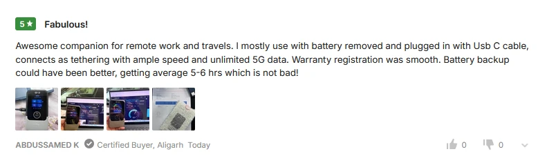 Flipkart Customer Review